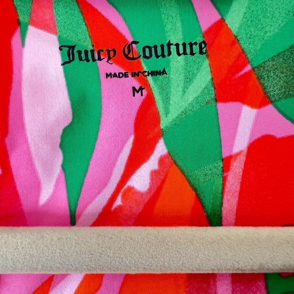 NEW Juicy Couture Tropical Palm Tiered Mini Dress , Size M - Picture 7 of 16